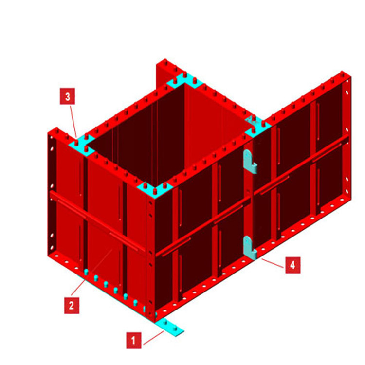 Tianjin Shisheng Group Best Price Wholesale Steel Square Concrete Column Formwork