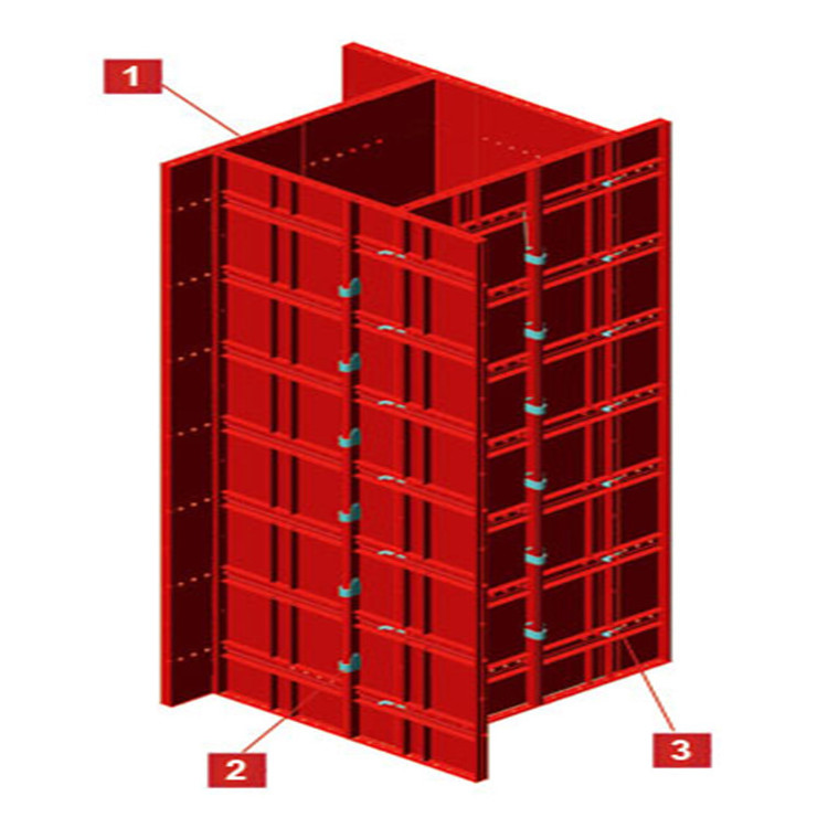 Tianjin Shisheng Group Best Price Wholesale Steel Square Concrete Column Formwork