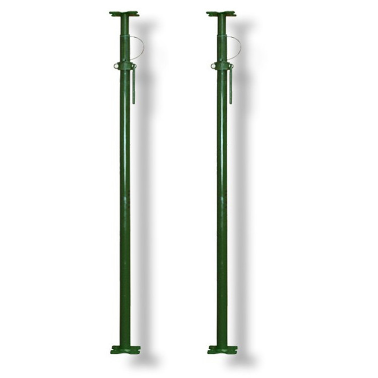 Powder Coated Steel 3.5mm Thickness Adjustable Shoring Acro Jack Shore Metal Post Supports Pole Prop for Sale