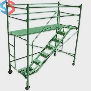 Tianjin Shisheng 3' X 6' 7" W-Style Ladder Scaffold Frame with Candy Cane craigslist used scaffolding for sale