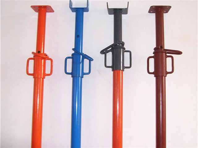 Tianjin SS Scaffold Scaffolding Metal Painted Acro Props Shoring Jack Adjustable Steel Post Shores for Construction