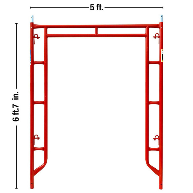 TSX High Quality Powder Coated A Frame Scaffolding Door Frame Steel Accessories For Construction