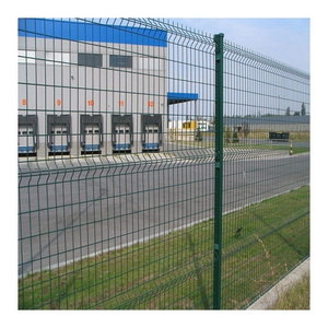 Heavy duty 3d pvc coated curved wire mesh anti-rust welded security perimeter fence anti climbing 3d fence panel for factory