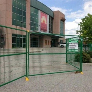 Heavy duty floor protection construction temporary fence galvanized 50*100mm fecing canada temporary fence for event