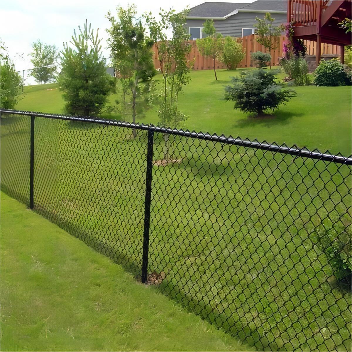 Eco Friendly best quality 6 feet wholesale chain link fence  diamond mesh wire fence chain link fenc for sale