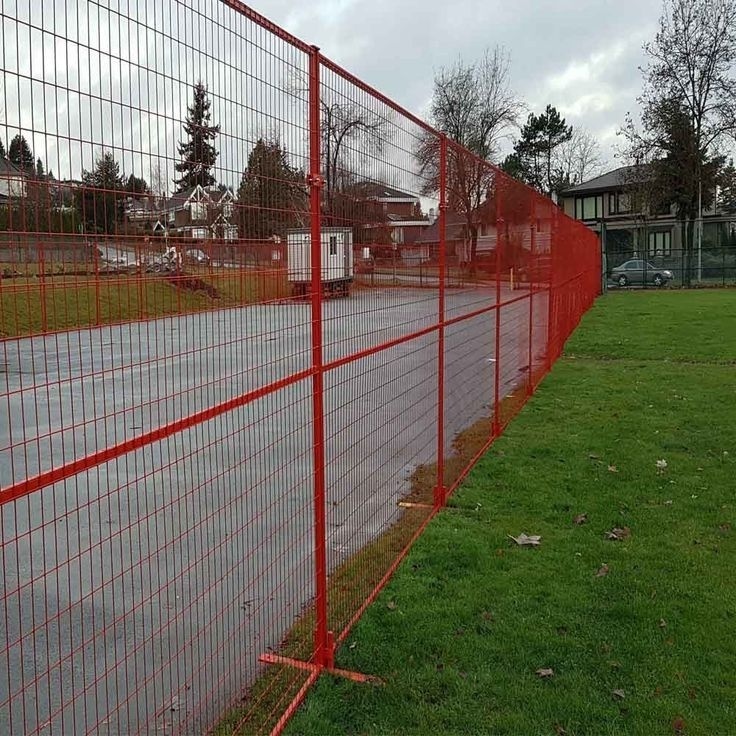 Galvanized temporary fence panel Anti-rust canada construction fence panels removable canada temporary fence