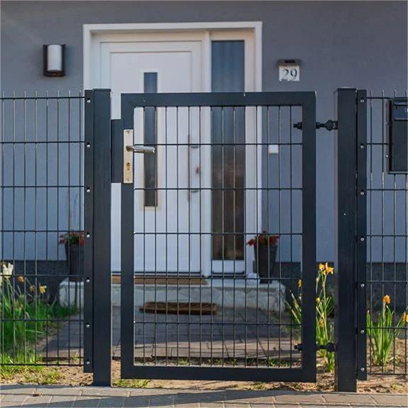 new design waterproof cheap fence metal hot dip galvanized double wire welded 868 fence panel garden gates