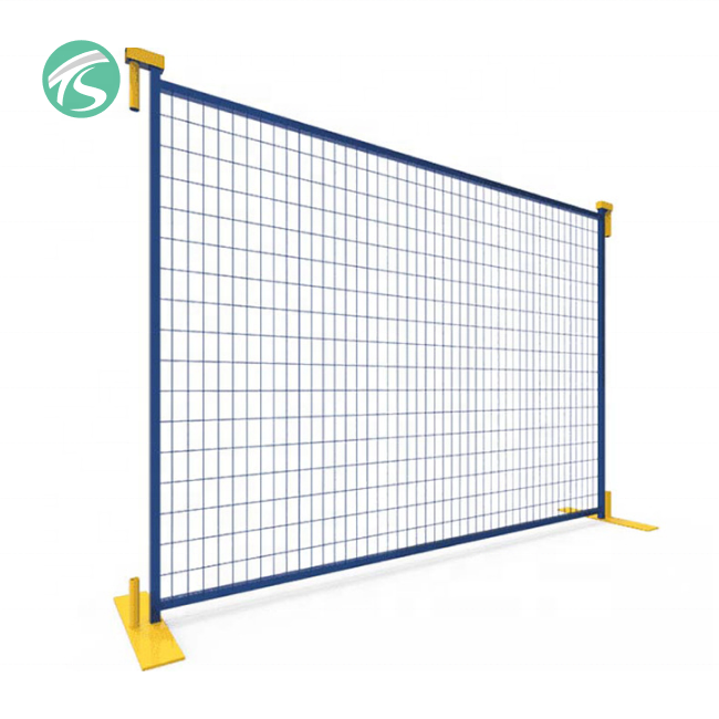 Heavy duty floor protection construction temporary fence galvanized 50*100mm fecing canada temporary fence for event