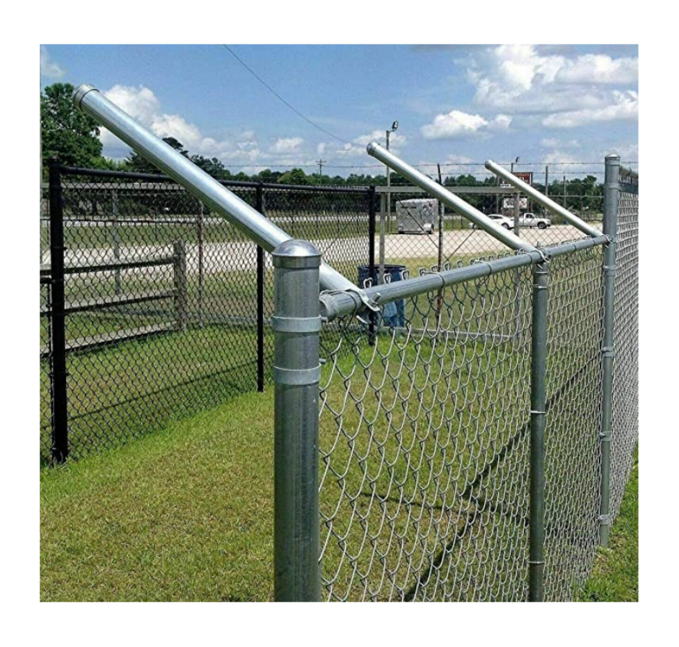 Wholesale eco friendly chain link fence security cyclone wire fence 6ft galvanized chain link fence with post for stadium