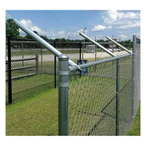 Wholesale eco friendly chain link fence security cyclone wire fence 6ft galvanized chain link fence with post for stadium