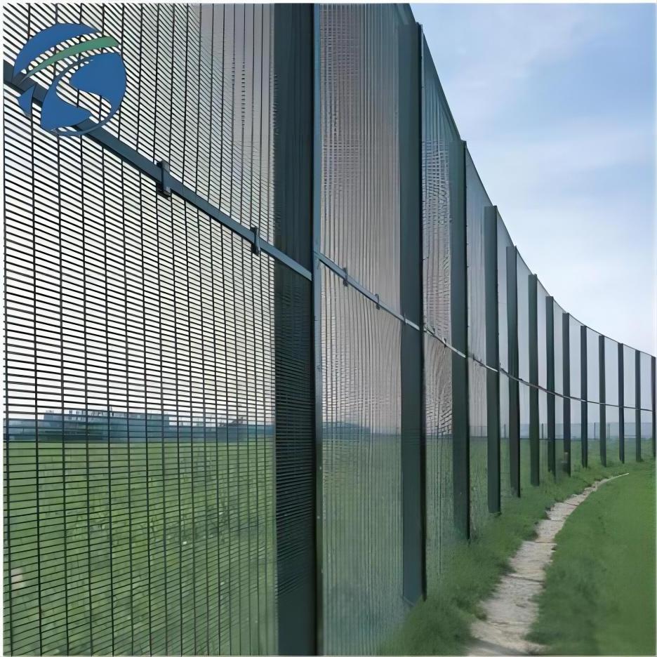 High security fence 358 fence anti theft galvanized anti cut airport powered coated anti climb fence price