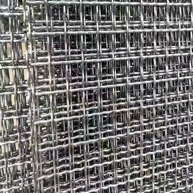 Vibrating Screen Mesh Stainless Steel Quarry Mining Screen Mesh Crimped Wire Mesh Screen