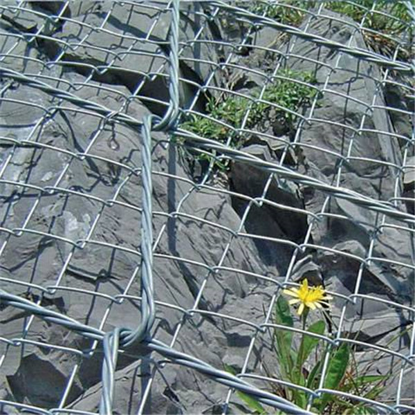 Anping hexagonal reinforced protective rock falling net sns slope protective net