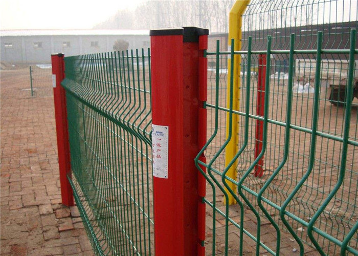 Heavy Gauge 3D Galvanized Steel Welded Curved PVC Coated 3D Wire Mesh Fence Panel