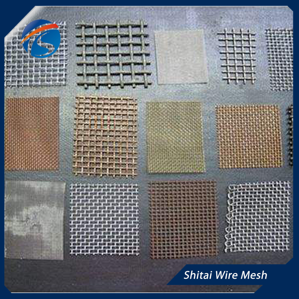 201 stainless steel woven crimped wire mesh size cut