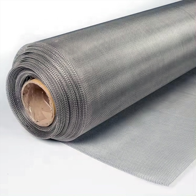 Fine plain woven 25 50 100 150 200 300 400 500 mesh stainless steel mesh screen/304 306 316 micron stainless steel wire mesh