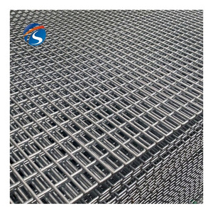 2x2 silver galvanized cattle welded wire mesh panel 3mm stainless steel welded wire mesh for sale