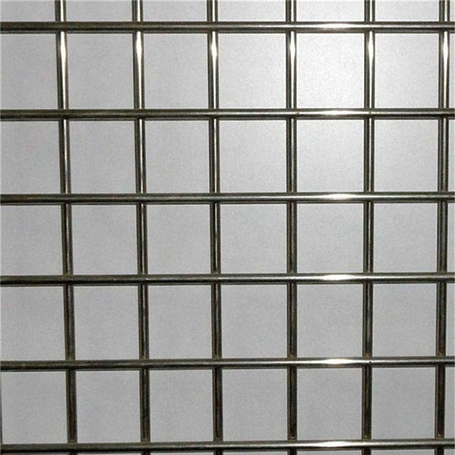 2x2 silver galvanized cattle welded wire mesh panel 3mm stainless steel welded wire mesh for sale