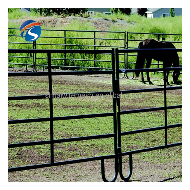 Cheap horse cattle panels farmland livestock pipe corral fence panels for sheep goat