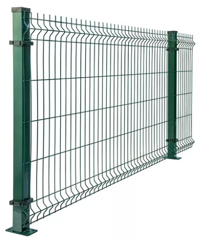 Heavy Gauge 3D Galvanized Steel Welded Curved PVC Coated 3D Wire Mesh Fence Panel