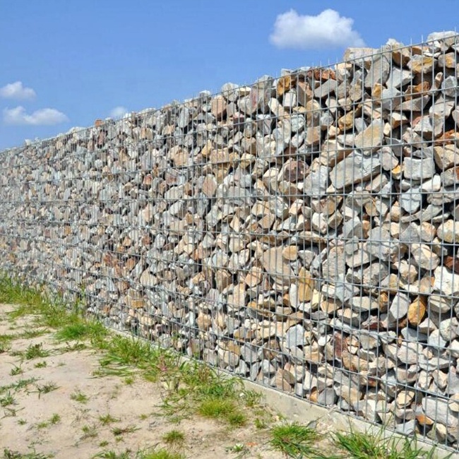 2x1x0.5m Galvanized Welded Rock Gabion Stone Cage Gabion Basket For Retaining Wall Gabion Fence