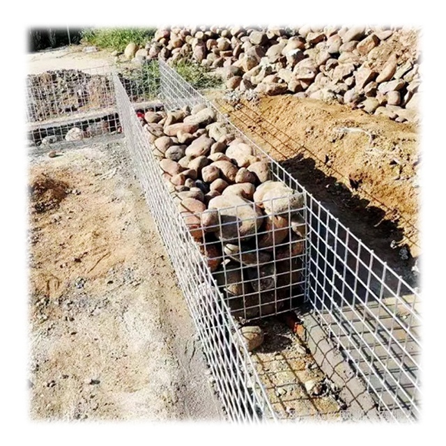 Hot Dip Galvanized Welded Gabion 1x1 Stainless Steel Welded Wire Mesh Gabion for Sale