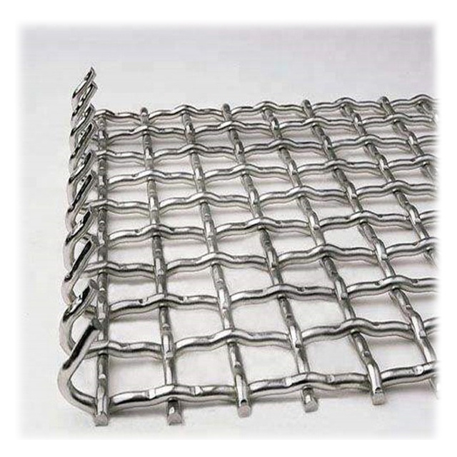 Stainless steel sieve mesh mine screen 304 316 stainless steel woven crimped wire mesh screen