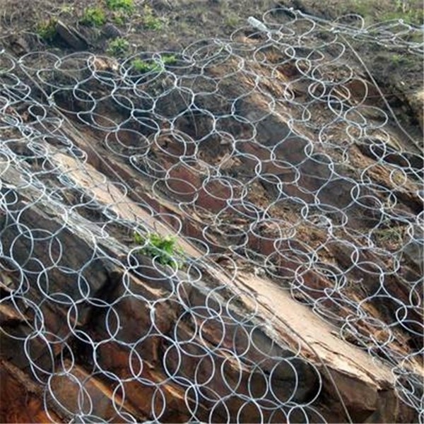 Anping hexagonal reinforced protective rock falling net sns slope protective net