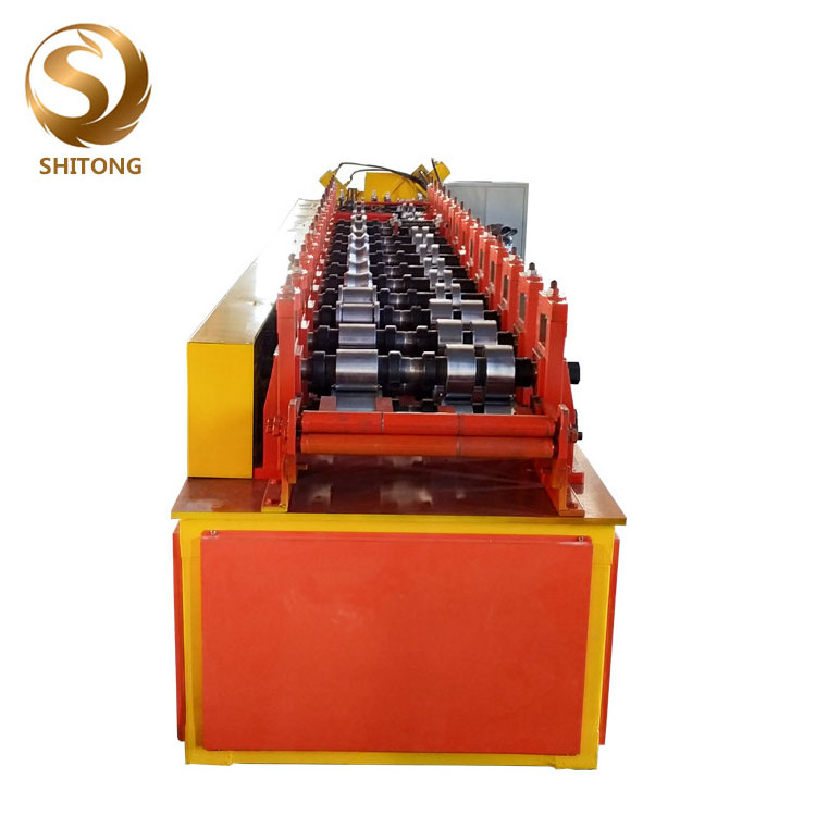 steel top hat keel stud and track shelf frame roll forming machine