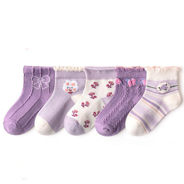 Summer Baby Socks Mesh Breathable Socks Cute Little Rabbit Cotton Children Socks