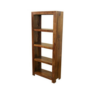 Sheesham Wooden Floor Rack 5-Tier Kitchen Storage Organizer Wood Book shelf