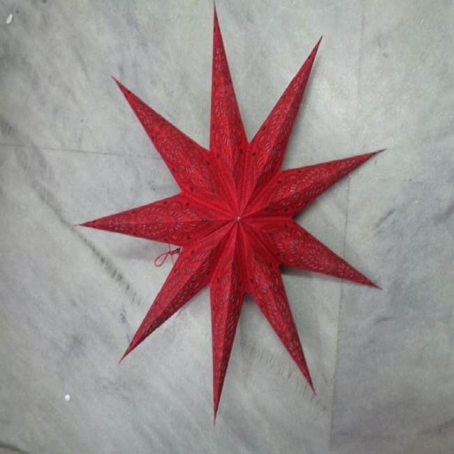 Hot Trending Home Decor 9 Pointer Christmas Decorations Batik Paper Star Lamps/Lanterns Wholesale