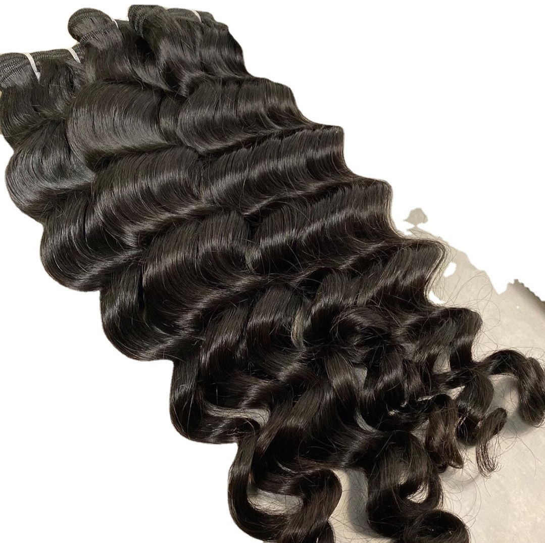 High Quality 100% Cuticle Aligned Raw Unprocessed Indian Human Hair From South Indian Temple  human hair bulk