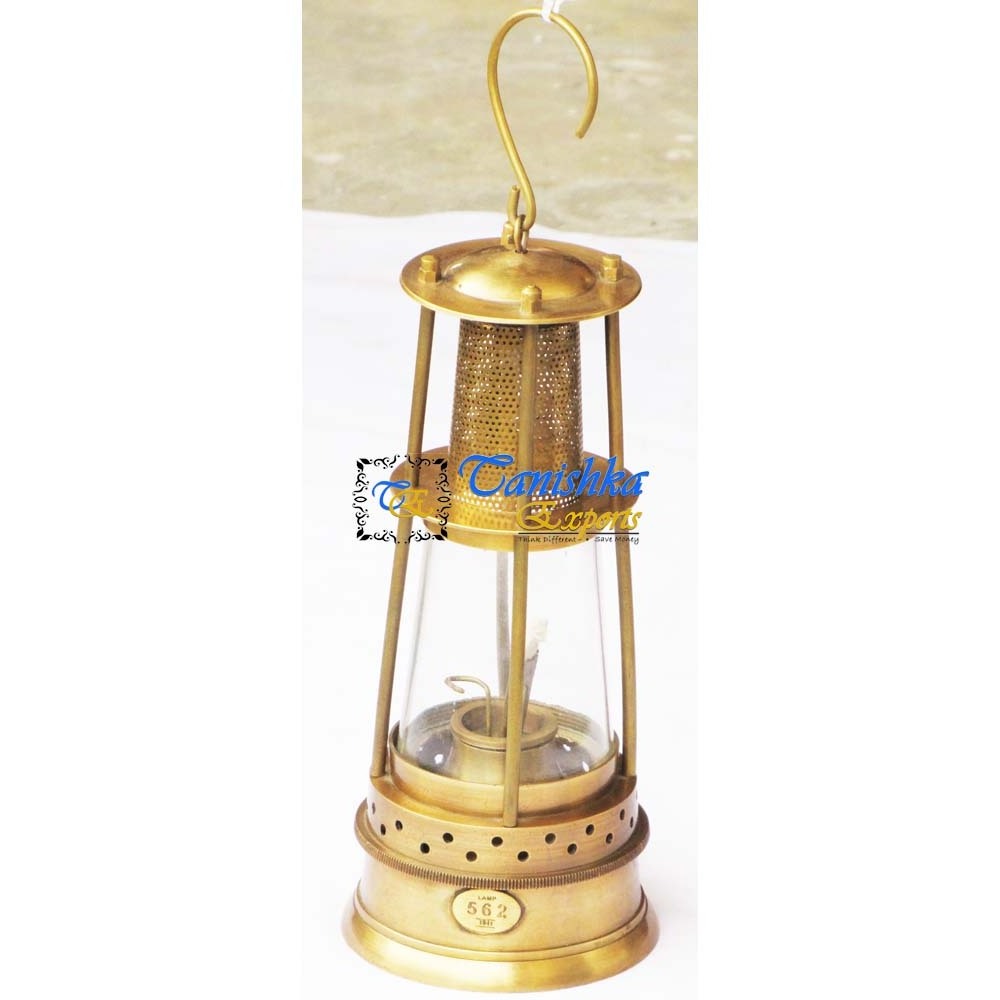 Decorative Home Collectible Gift Hanging Oil Lamp Nautical Antique Ship Lantern Brass Small Lantern