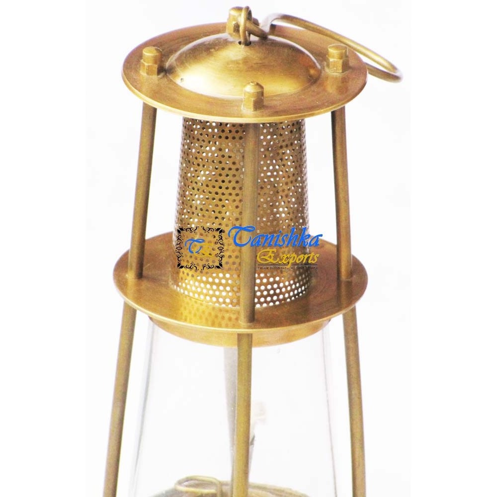 Decorative Home Collectible Gift Hanging Oil Lamp Nautical Antique Ship Lantern Brass Small Lantern