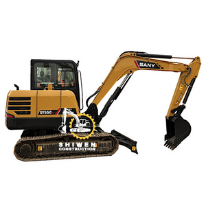 Used SANY SY55 excavator, SANY SY55c-10 SY55c-9 SY55c SY60c SY75c pro excavator, escavadeira SANY SY55c hot sale in stock