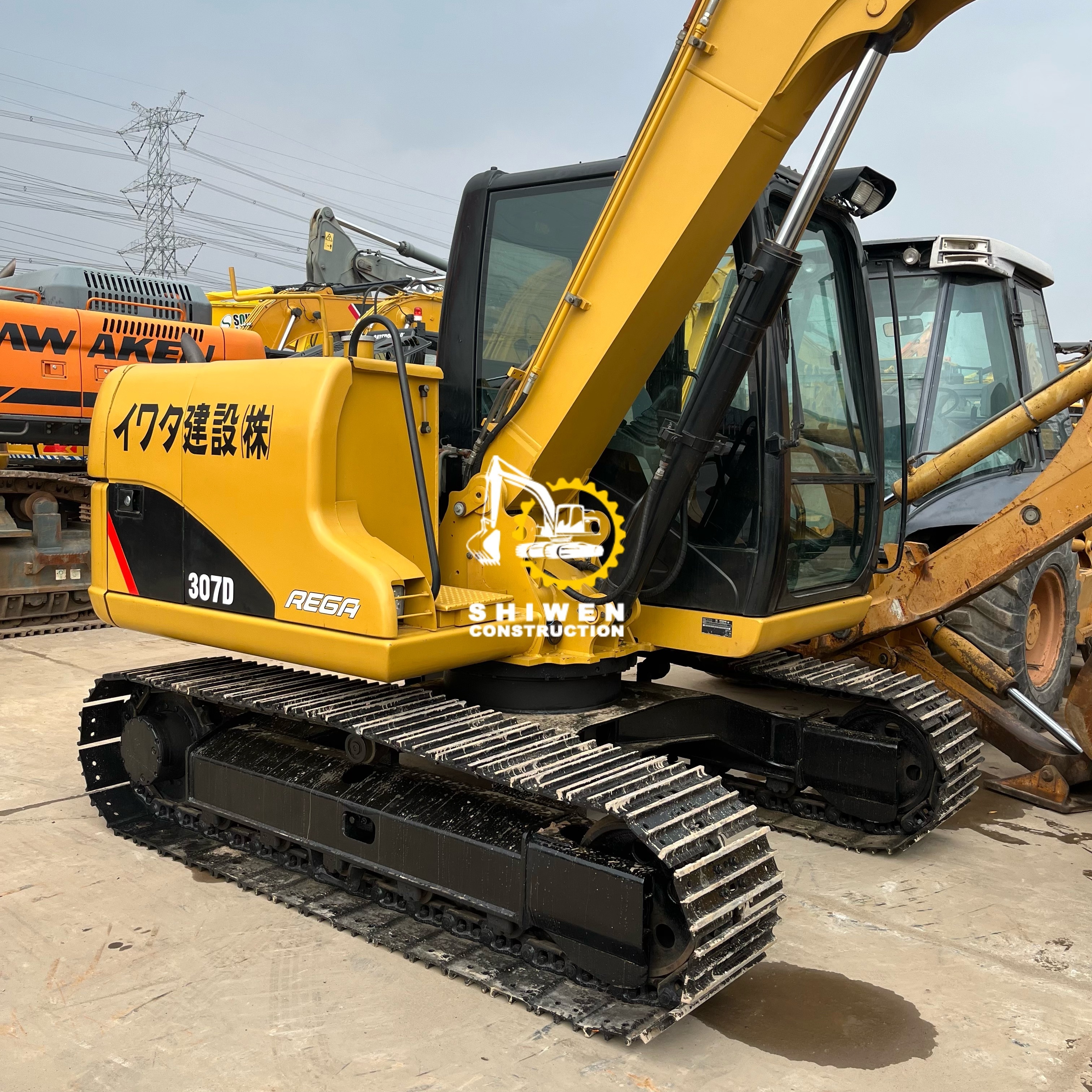 Used excavator Caterpillar 307, CAT307E 307D 307E2 308D 308E 306E 305.5E excavator with dozer, 95% new CAT mini excavator cheap