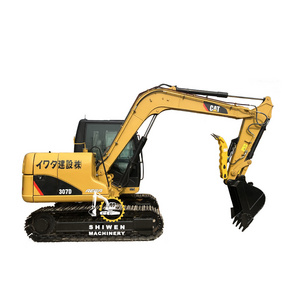 Used excavator Caterpillar 307, CAT307E 307D 307E2 308D 308E 306E 305.5E excavator with dozer, 95% new CAT mini excavator cheap