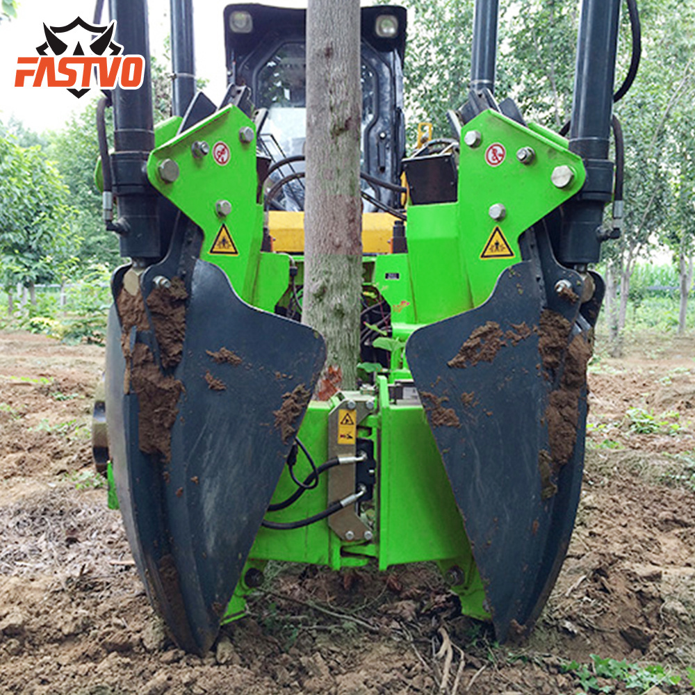 New Design Skid Steer Tree Spade Transplanter Machine