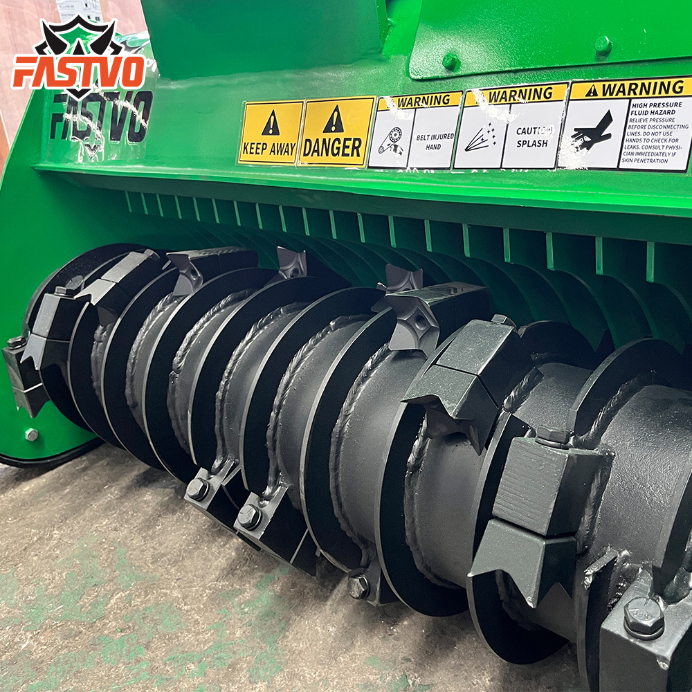 FASTVO High Quality Hydraulic Excavator Mulcher with Forestry Mulchers for Sale