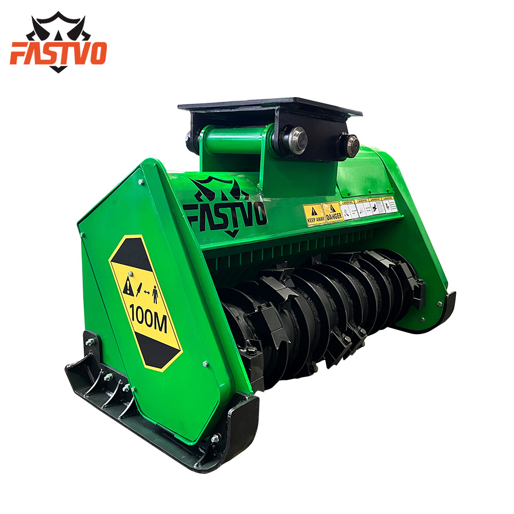 FASTVO High Quality Hydraulic Excavator Mulcher with Forestry Mulchers for Sale