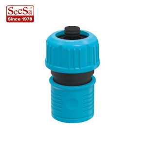 Seesa 1/2" 3/4" Plastic Quick Coupling Water  Hose Connector Hose Mender for Farm Garden Irrigation Systems