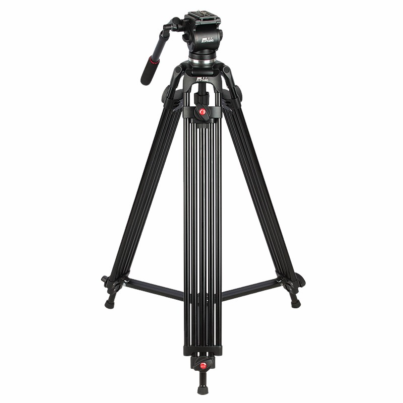 JIEYANG JY0508AM for DSLR SLR Canon Nikon Olympus DV Adjustable Aluminium Alloy Camera Tripod with Handle Fluid Head Carry Bag