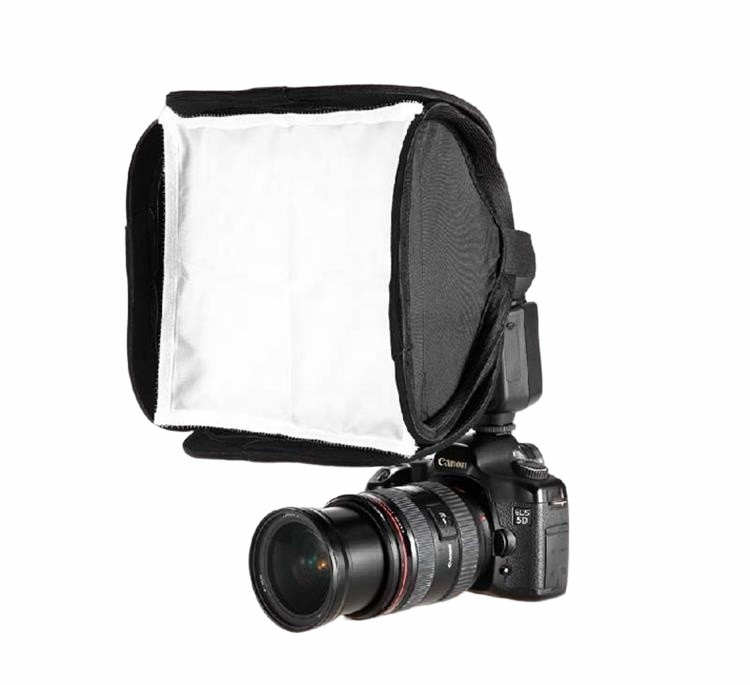 Foldable  23cm  Dslr Camera Top Flash Diffuser Soft Box Flashgun Softbox Used For Universal Speedlight Photo Studio Accessory