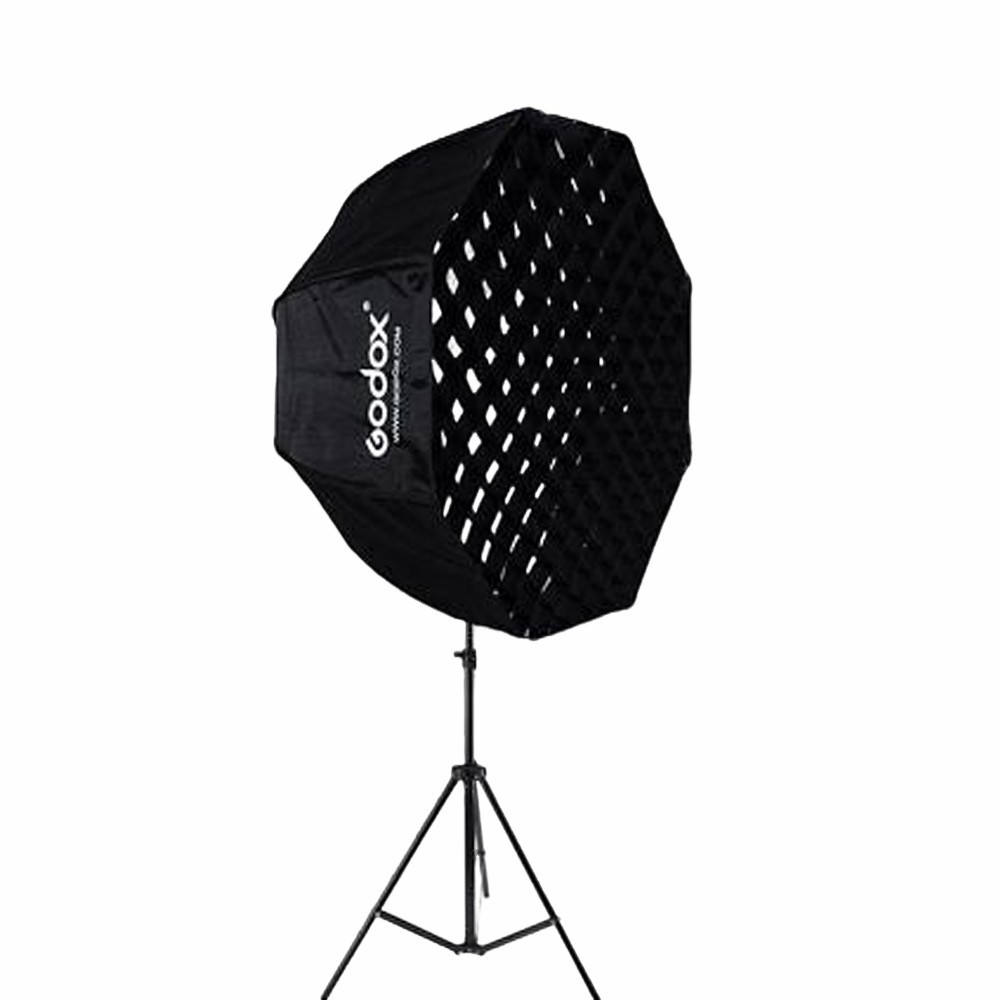 Godox 80cm 95cm120cm Umbrella Octagon Softbox with grid For Studio Flash Speedlight