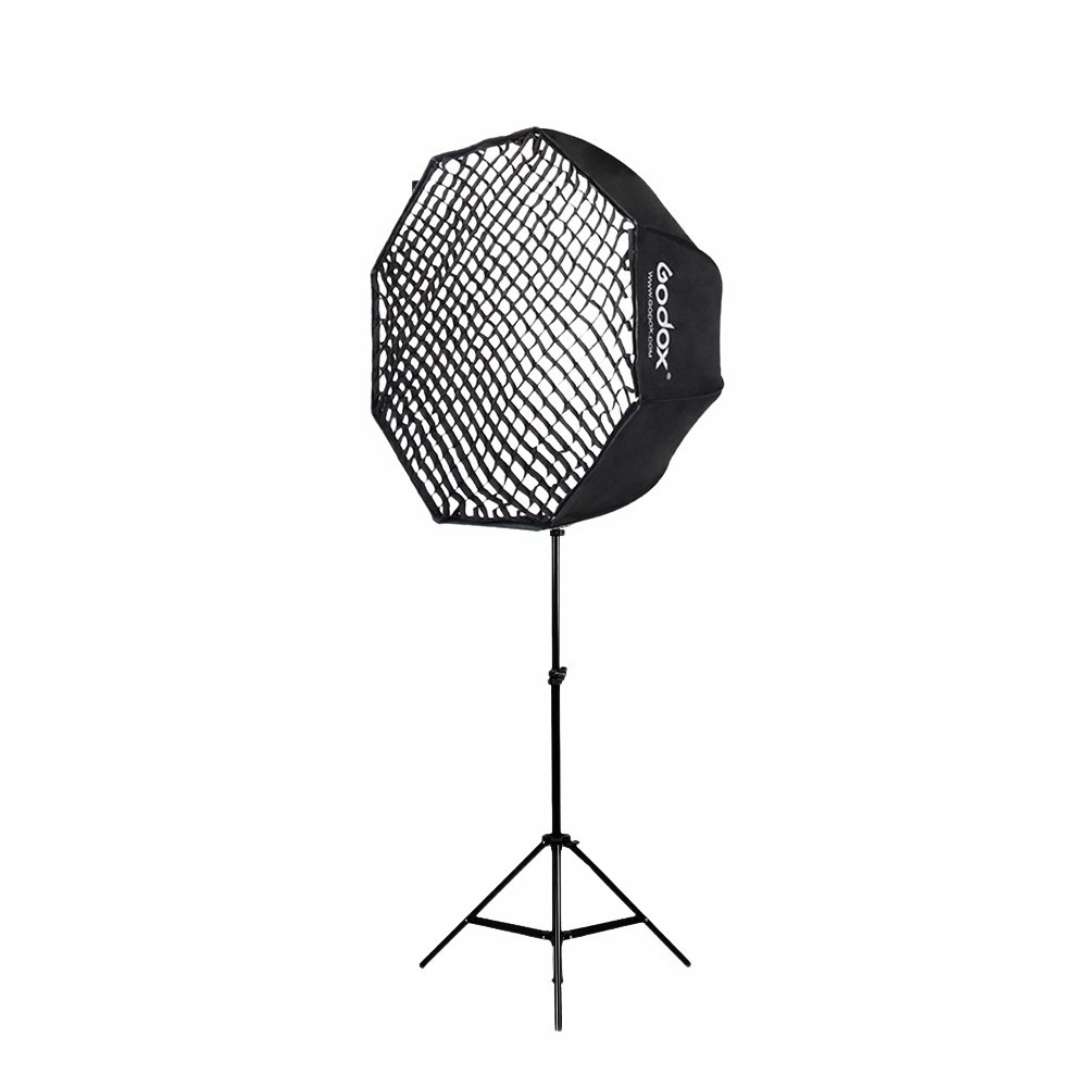 Godox 80cm 95cm120cm Umbrella Octagon Softbox with grid For Studio Flash Speedlight