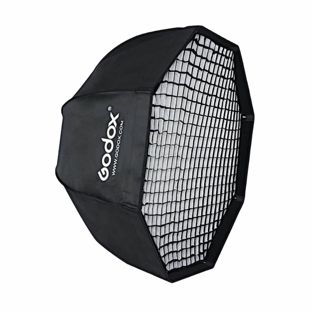 Godox 80cm 95cm120cm Umbrella Octagon Softbox with grid For Studio Flash Speedlight