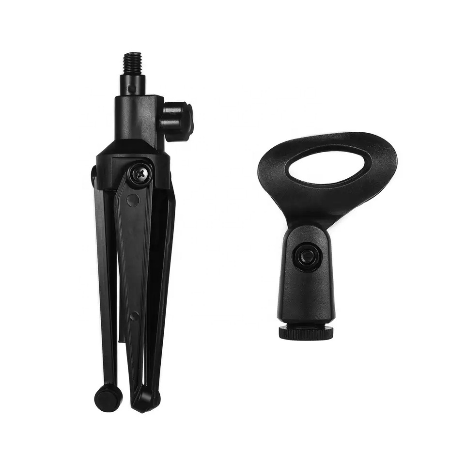 Desktop GH101 adjustable tripod Desktop plastic Lightweight shock non-slip silicone pad Microphone Mtand for live broadcasting