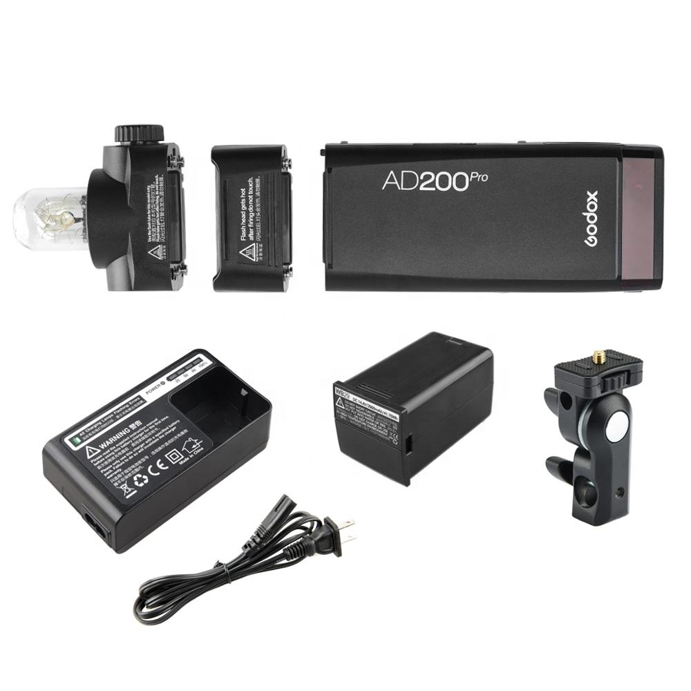 Ad200pro Ad200 Pro 200ws 2.4g Pocket Flash Strobe 1/8000 Hss 500 Full Power strobe Flash Light