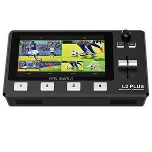 Feelworld L2 PlusTouch Screen Multi-camera Video Mixer Switcher With 5.5" Lcd Ptz Control Chroma Key Usb3.0 For Live Streaming